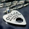 Ouija Board Necklace, Planchette Pendant, Gothic Jewelry, Occult Items