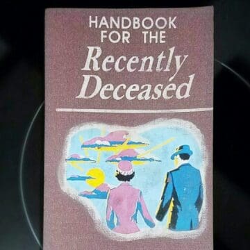 Handbook for the Recently Deceased Journal, Beetlejuice Book, Horror Movie Gifts