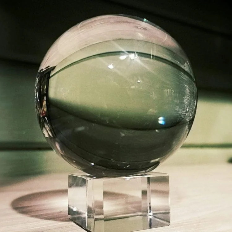 80mm Crystal Ball, Clear Quartz Fortune Telling Ball, 3.15 Inch - Oddities  For Sale has unique