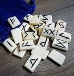 Real Bone Rune Set, Occult Items For Sale