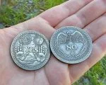 Ouija Coin, Oddities Curiosities, Fortune Telling Coin