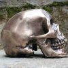 Bronze Skull, Gothic Decor, Oddities