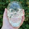 Clear Skull, Crystal Skull, Clear Human Skull, Crystal Human Skull