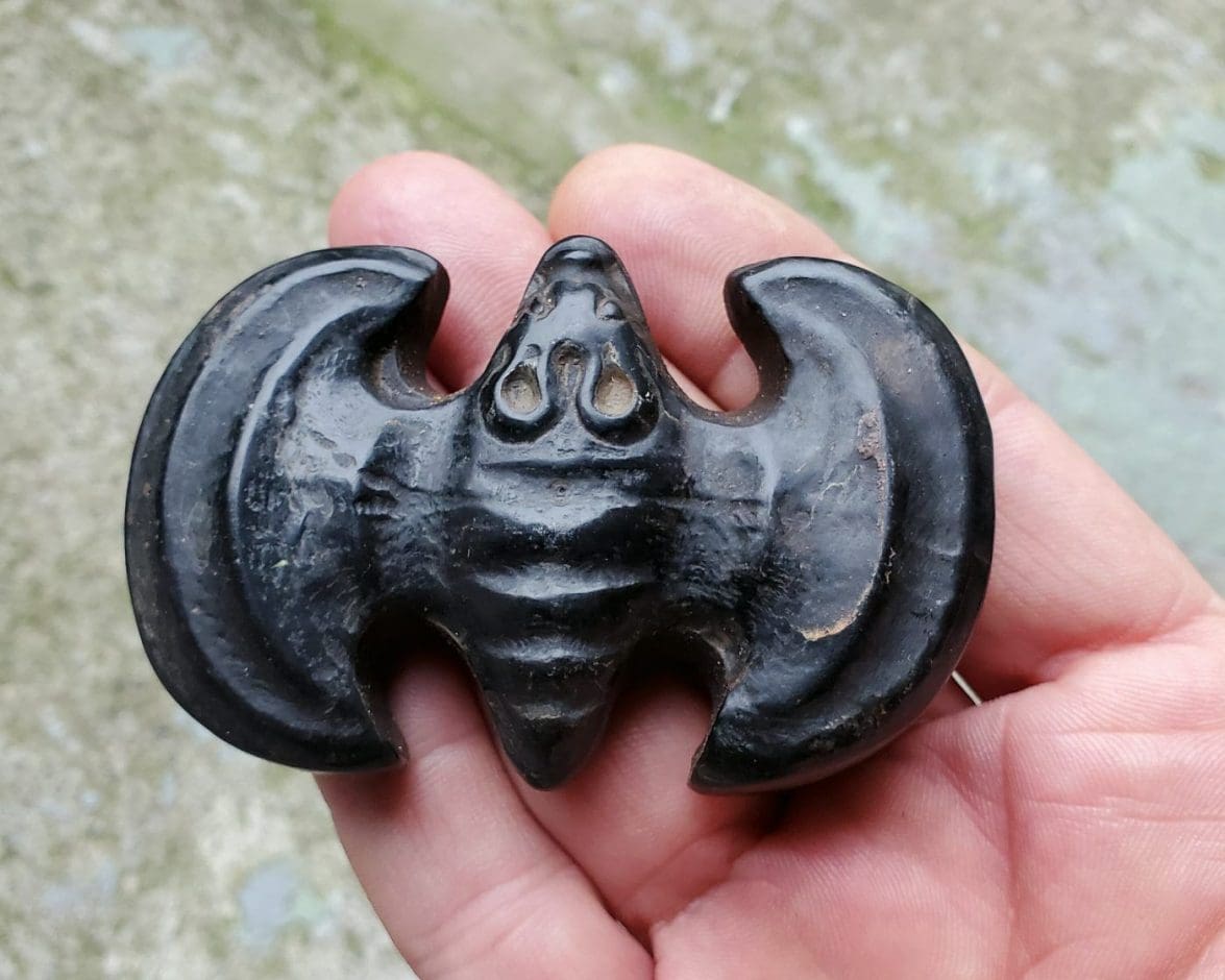 China Antiquität Anhänger Chinesische Antiquitäten Hongshan Jade Hund Amulett 