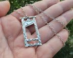 Guillotine Pendant, Guillotine Necklace, Gothic Jewelry