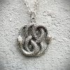 Ouroboros Necklace, Ouroboros Pendant, Witch Jewelry