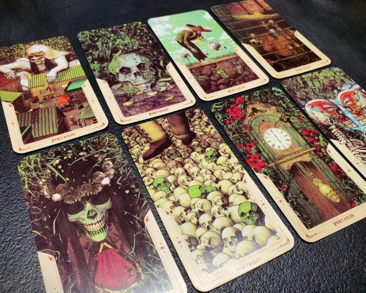 Sante Muerte Tarot Deck, Tarot Cards, Occult Supplies