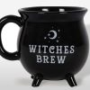 Black cauldron Witches Brew Coffee Mug, Witches Brew Mug, Gifts For Witches