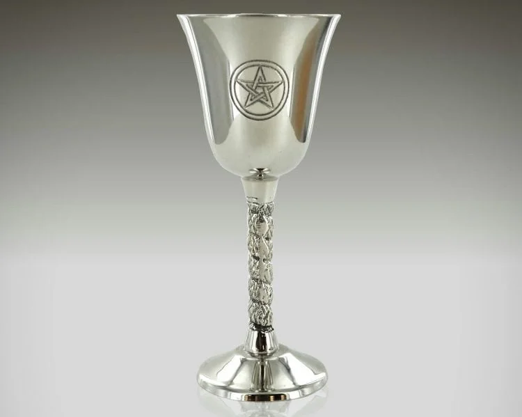 Pentacle Chalice,Witchcraft Chalice,Occult Items