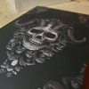 Horned Skull Journal, Book Of Shadows, Skull Sketchbook