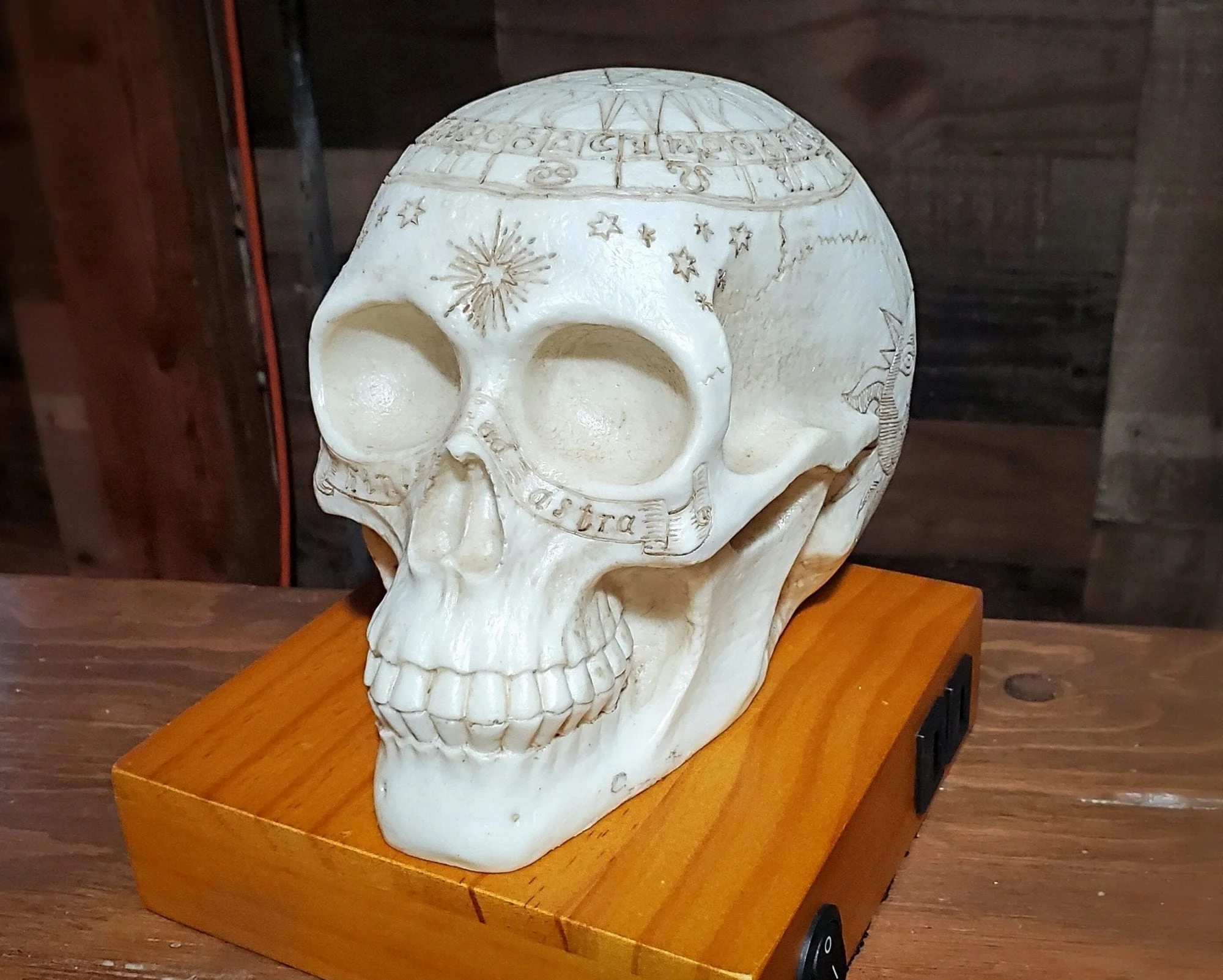 Hell Demon Horned Skull Hanging Door Knocker Heavy Duty Gothic