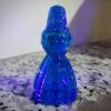 Haunted Item, Uranium Glass Figurine, Vaseline Glass Figure