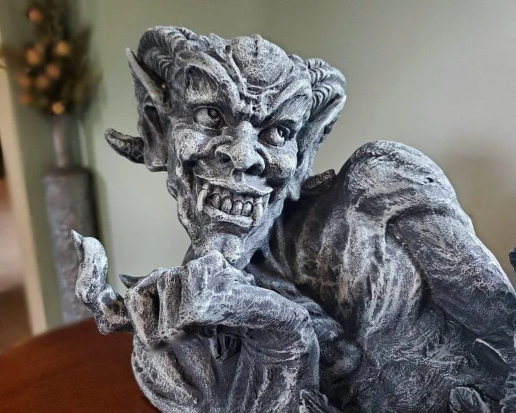 Gargoyle Wine Bottle Holder, Barware, Gothic Decor - Oddities For Sale has  unique