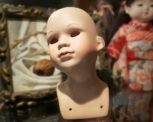 Creepy Doll, Porcelain Doll Head, Haunted Doll, Oddities