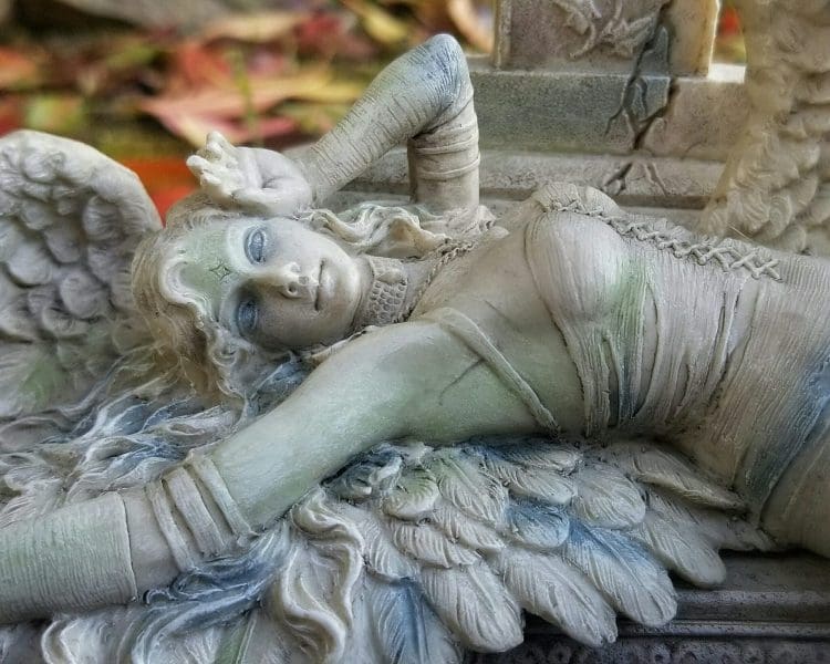 Weeping Angel Statue, Gothic Angel Statue, Gothic Decor