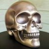 Bronze Skull, Modern Skull, Gothic Decor