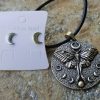 Moth Necklace, Witchcraft Jewelry, Wicca Jewelry