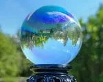 Aurora Crystal Ball, 80mm Crystal Ball, Rainbow Glass Ball