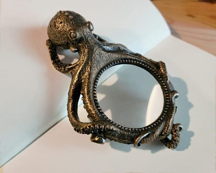 Octopus Magnifying Glass, Oddities Curiosities, Gothic Decor