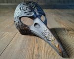 Raven Maskarade mask, Gothic Decor, Raven Mask Wall Plaque