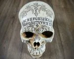 White Ouija Skull, Ouija Board, Oddities Curiosities