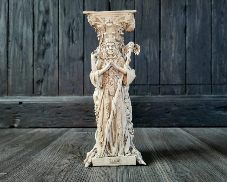 Triple Goddess Candle Holder, Mother Maiden Crone, Altar Candle - Oddities  For Sale has unique