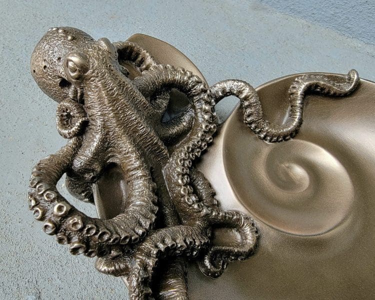 Octopus Tray, Dish, Octopus Decor, Oddities