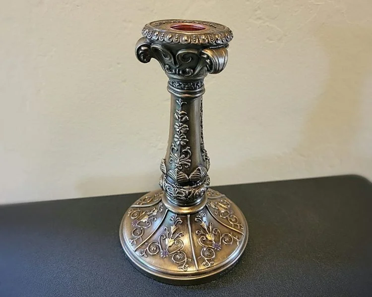 Victorian Style Bronze Candle Holders, Altar Candle, Gothic Decor -  Oddities For Sale has unique