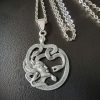 Medusa Necklace, Gothic Jewelry, Medusa Pendant