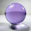 80mm Purple Crystal Ball, Large Glass Sphere