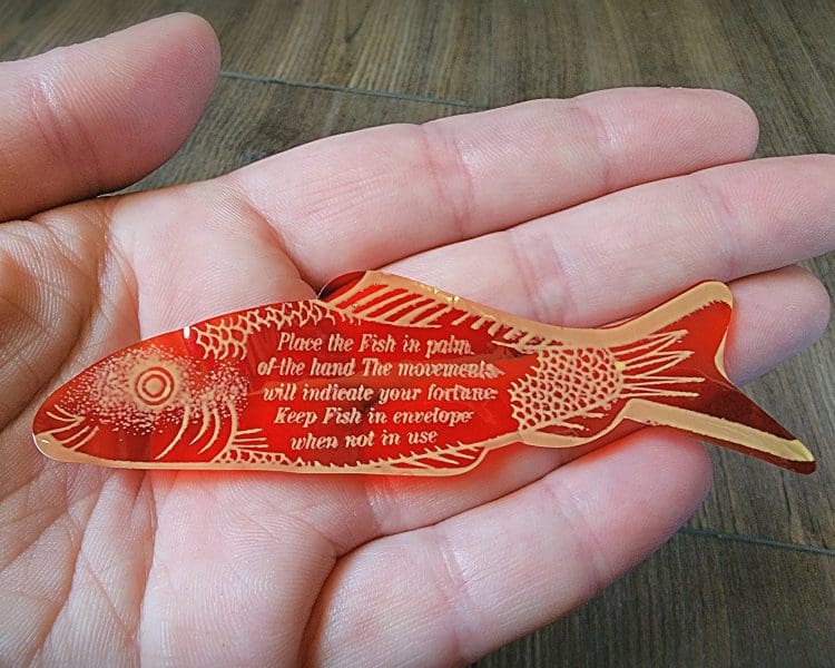 Vintage Fortune Telling Fish, Oddities Gift