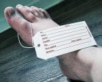 Vintage Toe Tags, Mortician Mortuary, Oddities and Curiosities, Vintage Medical