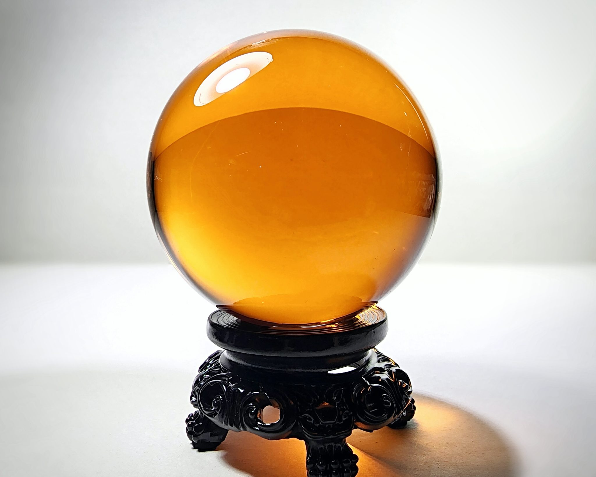 110mm Extra Large Crystal Ball Clear Crystal Fortune Telling Ball 43 Inch Magic Occult