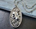 Cat Skull Necklace, Oddities Jewelry, Gothic Jewelry