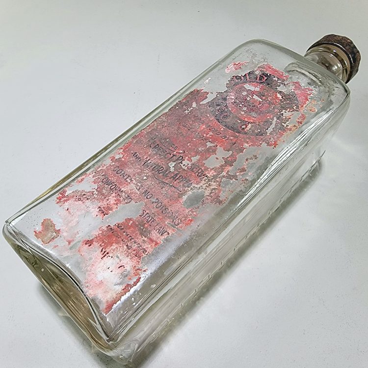 Vintage Embalming Bottle, Antique Medical, Embalming Supplies, Curio Antique Bottles