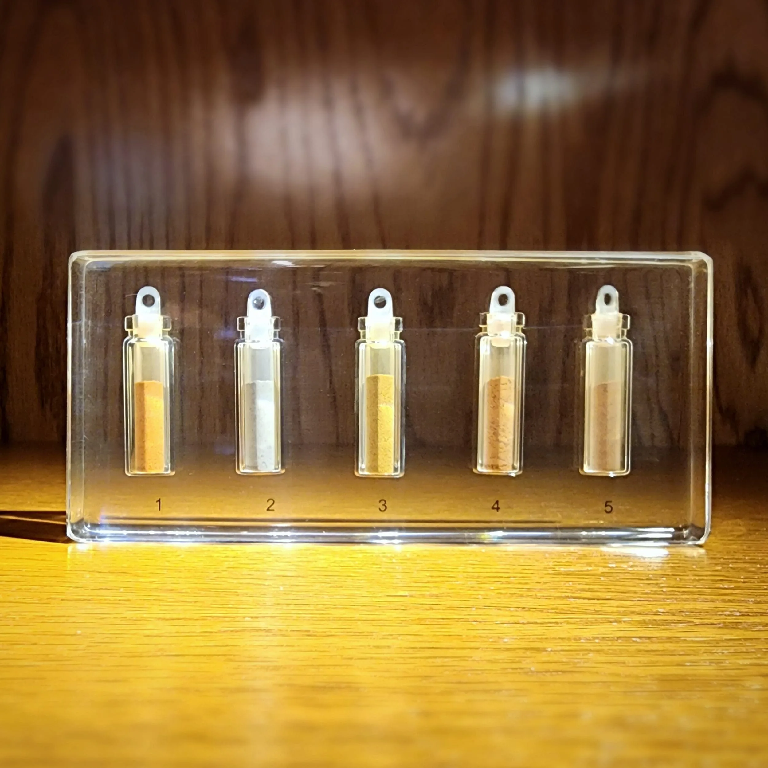 Slide 2 for Soil Sample Collection in Resin, Educational Display