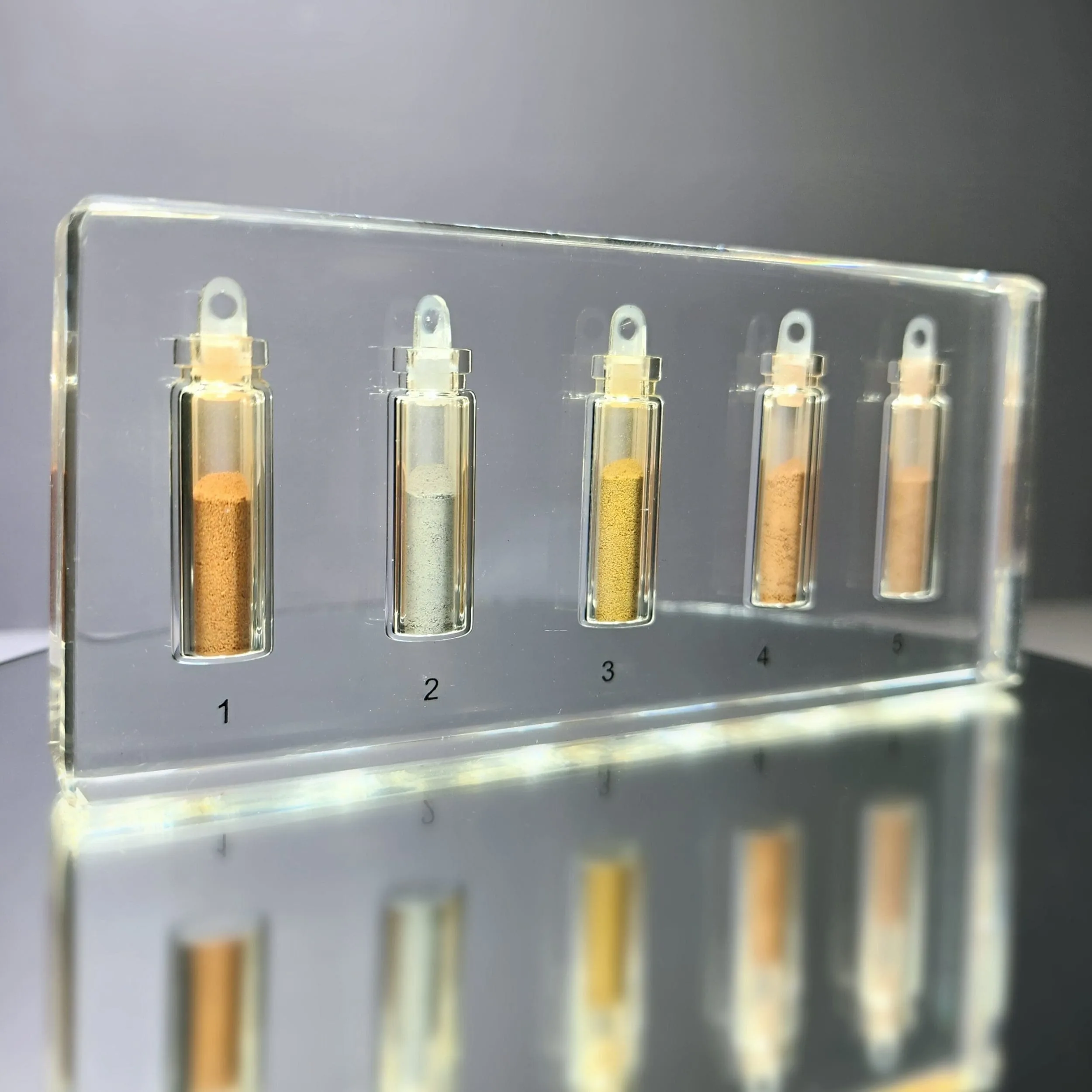 Slide 3 for Soil Sample Collection in Resin, Educational Display