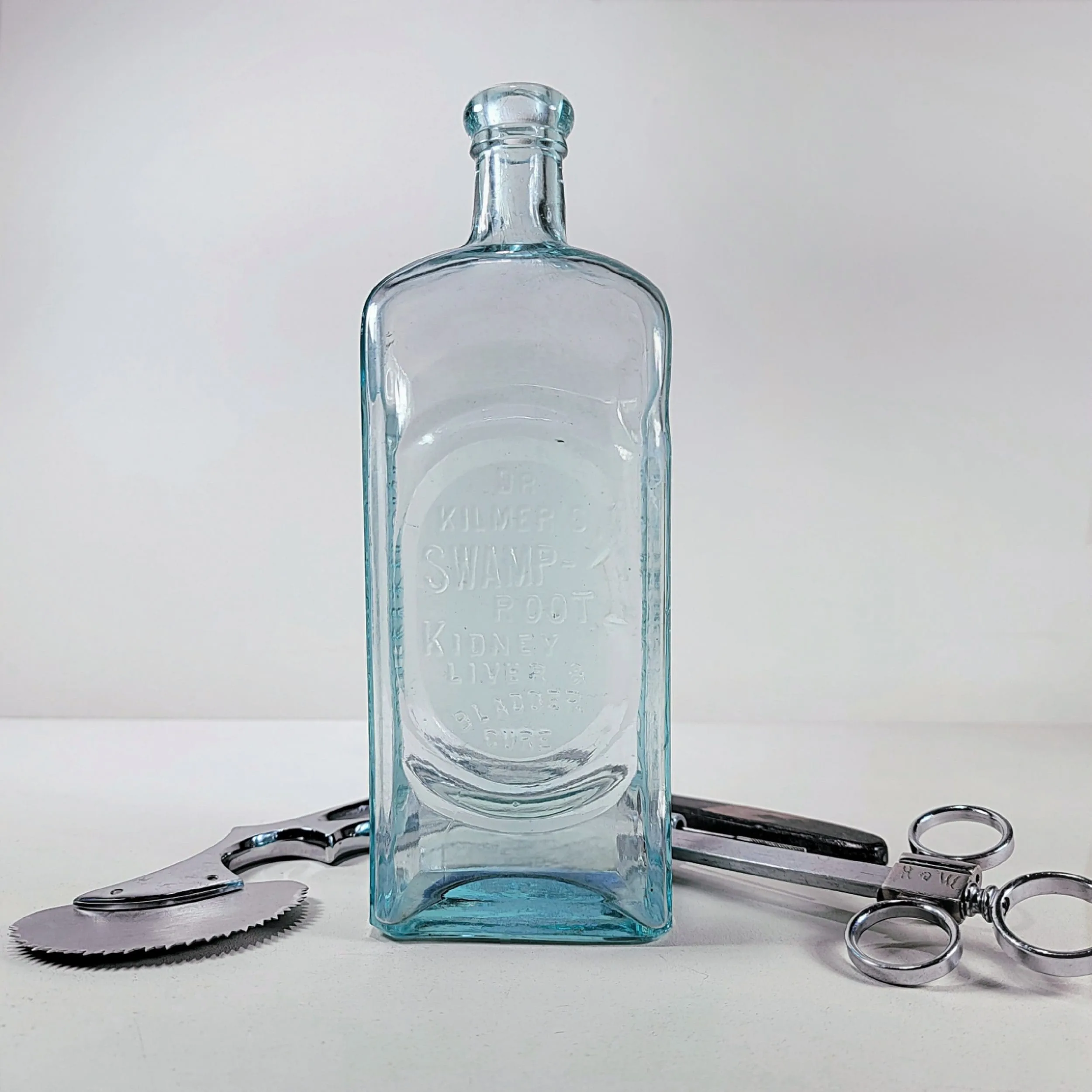 Slide 7 for Antique Glass Medicine Bottle, Dr. Kilmer's Swamp-Root Cure