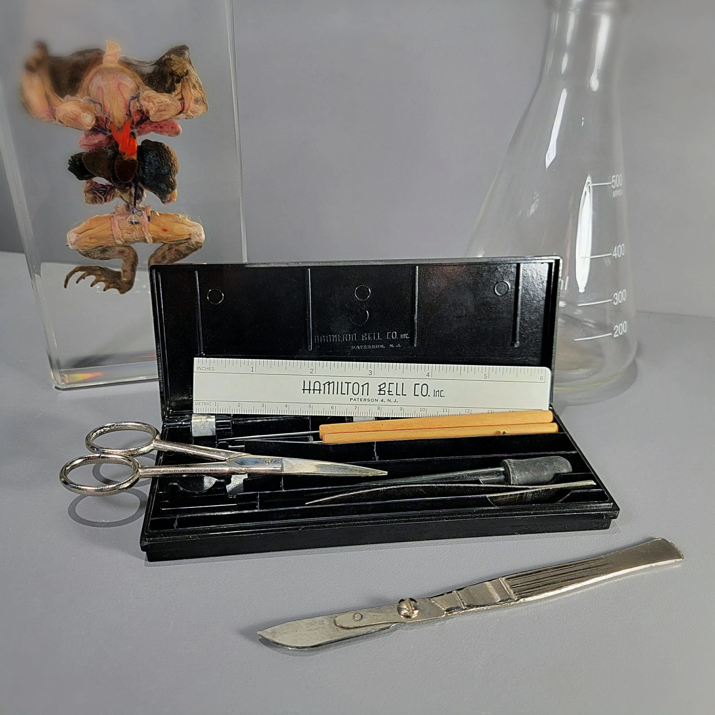 Slide 1 for Vintage Medical Dissection Kit, Hamilton Bell Co.