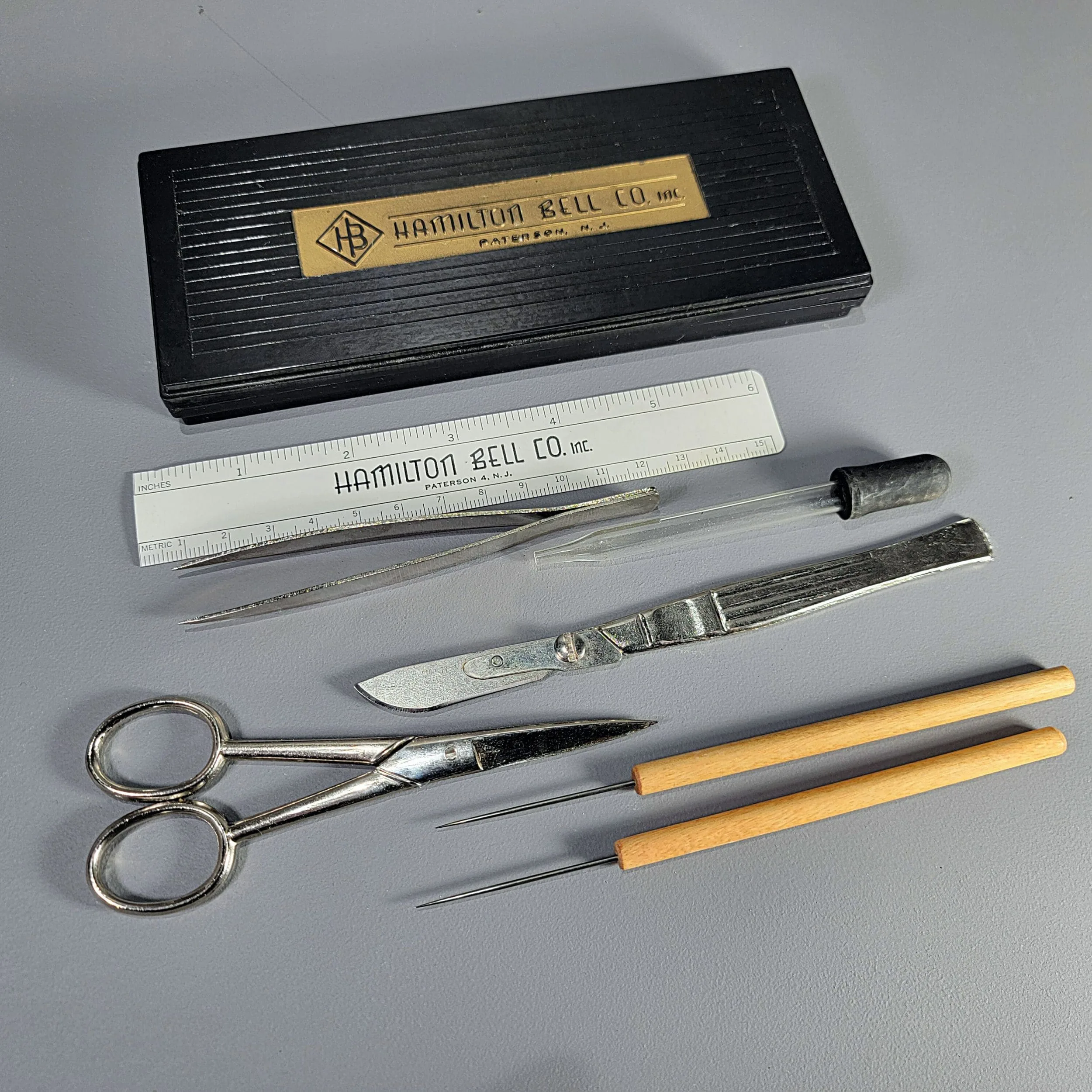 Slide 2 for Vintage Medical Dissection Kit, Hamilton Bell Co.