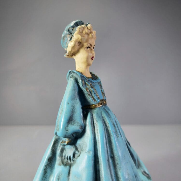 Vintage Ceramic Figurine, Haunted Doll, Oddities Decor, Curio and trinkets, Creepy Vintage