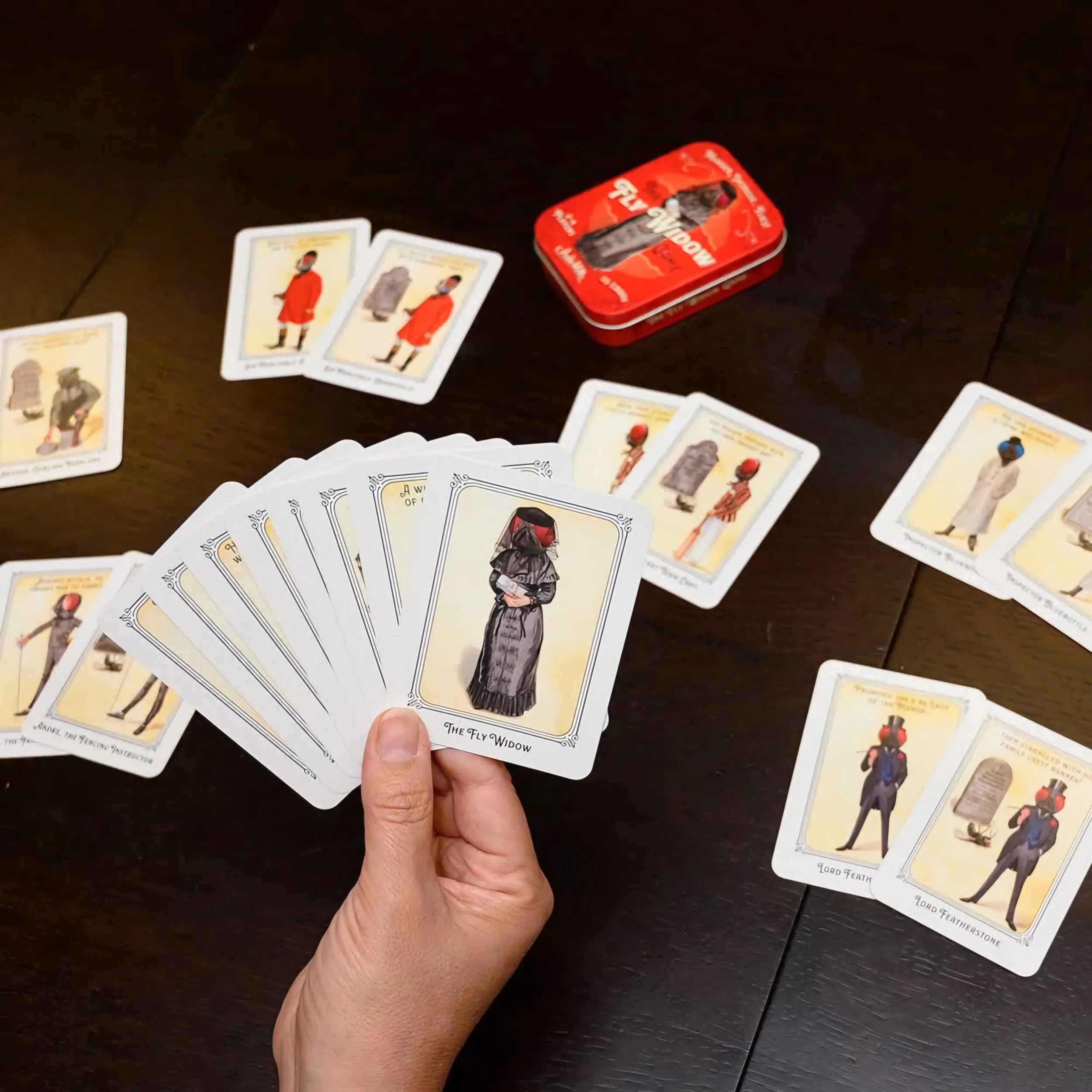 Slide 5 for Fly Widow Card Game