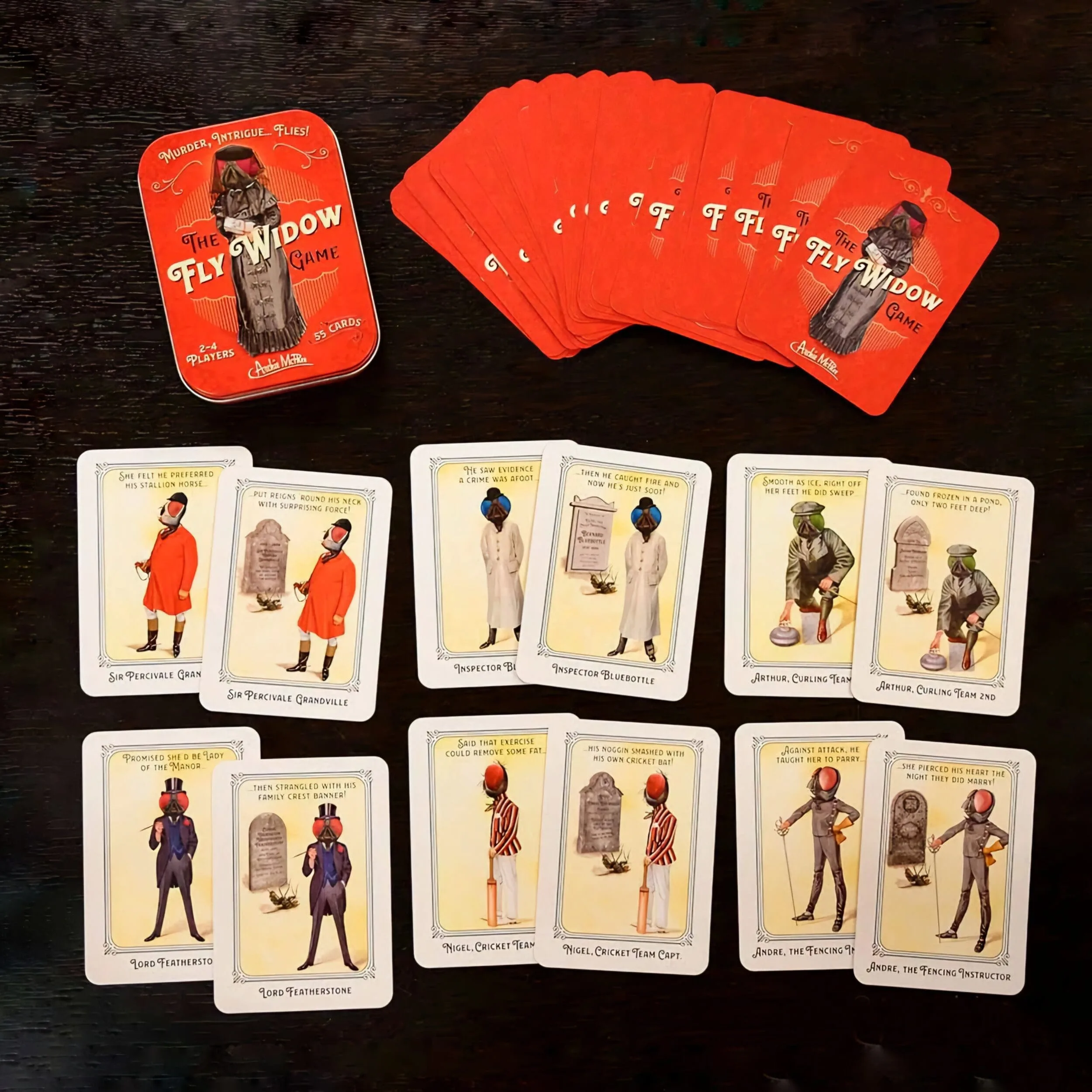 Slide 6 for Fly Widow Card Game