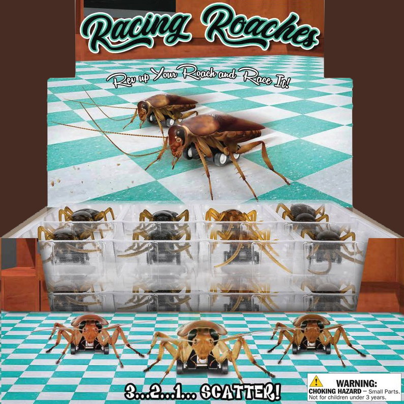 Slide 4 for X2 Racing Roaches Toy Set