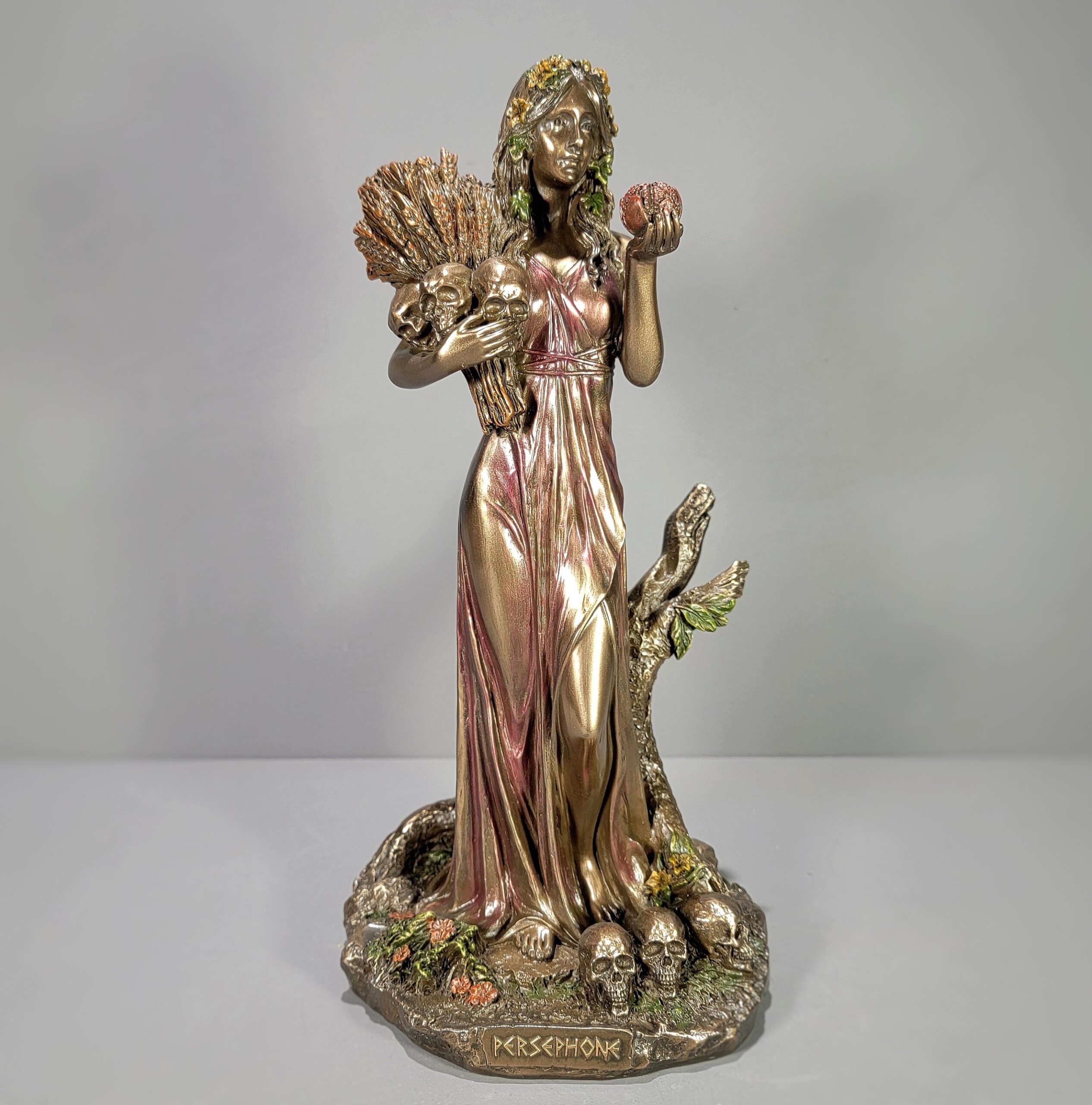 Slide 2 for Bronze Persephone Statue, Greek Goddess