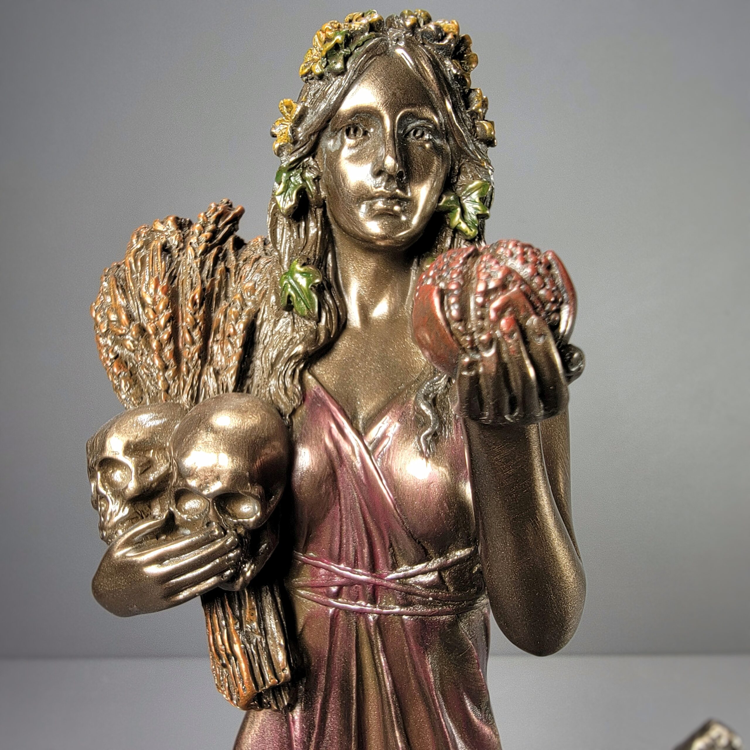 Slide 3 for Bronze Persephone Statue, Greek Goddess