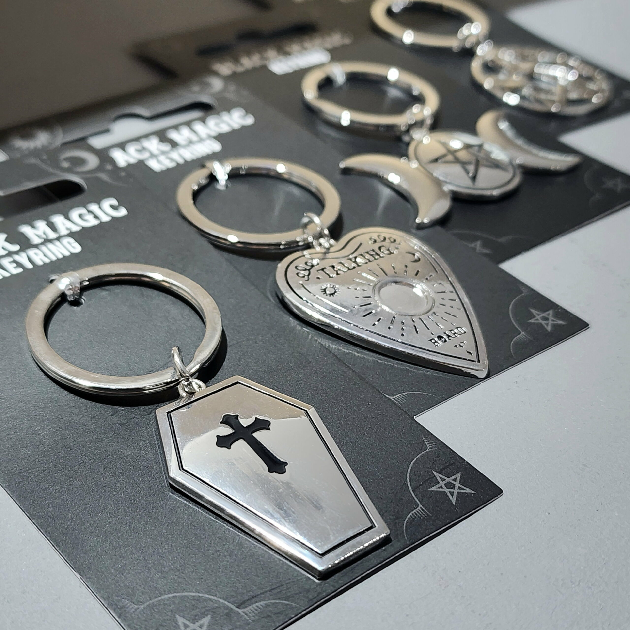 Slide 2 for Gothic Keychain Collection – Choose Your Style