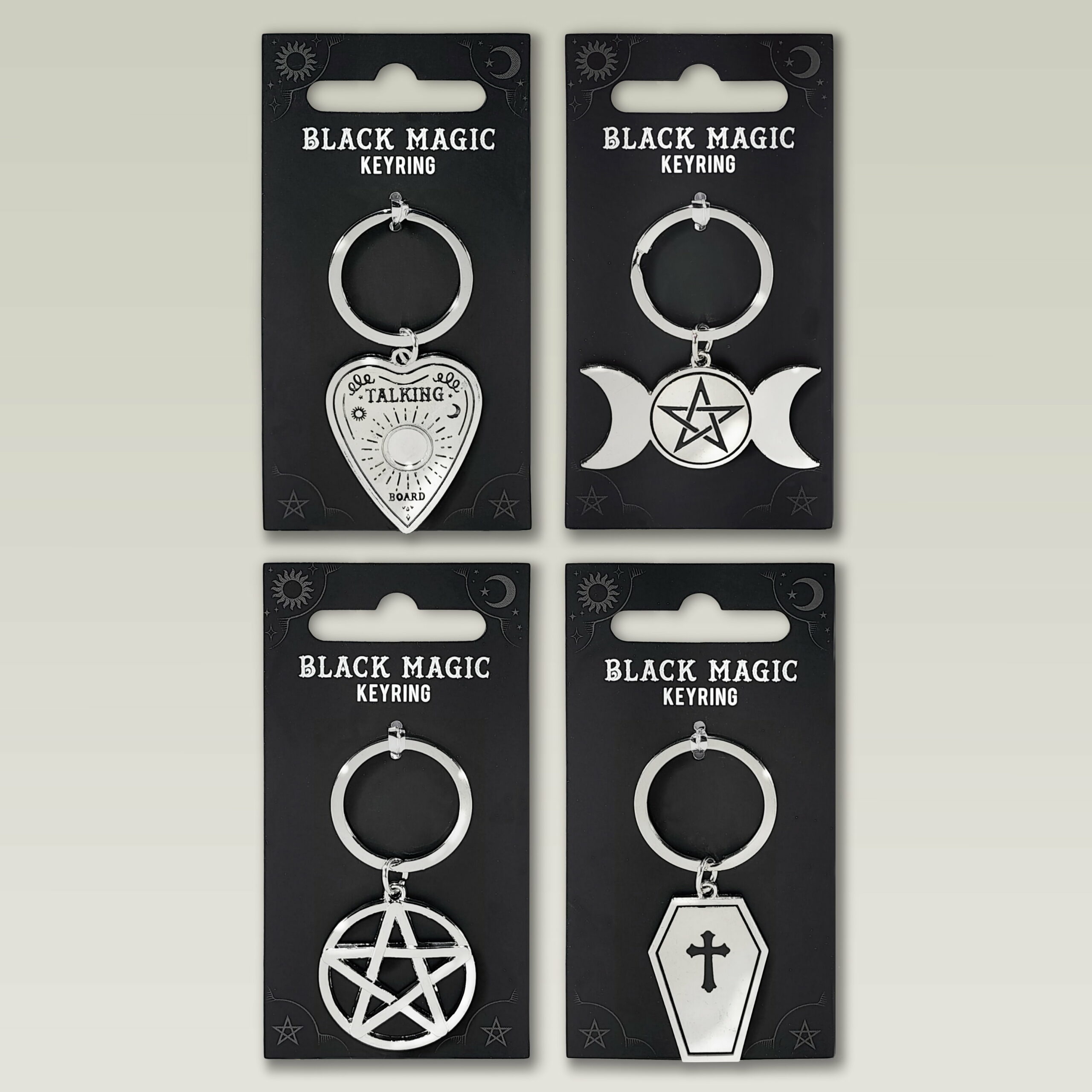 Slide 1 for Gothic Keychain Collection – Choose Your Style