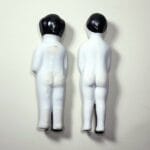 Porcelain Dolls, Ceramic Dolls, Curio Cabinet, Oddities Decor