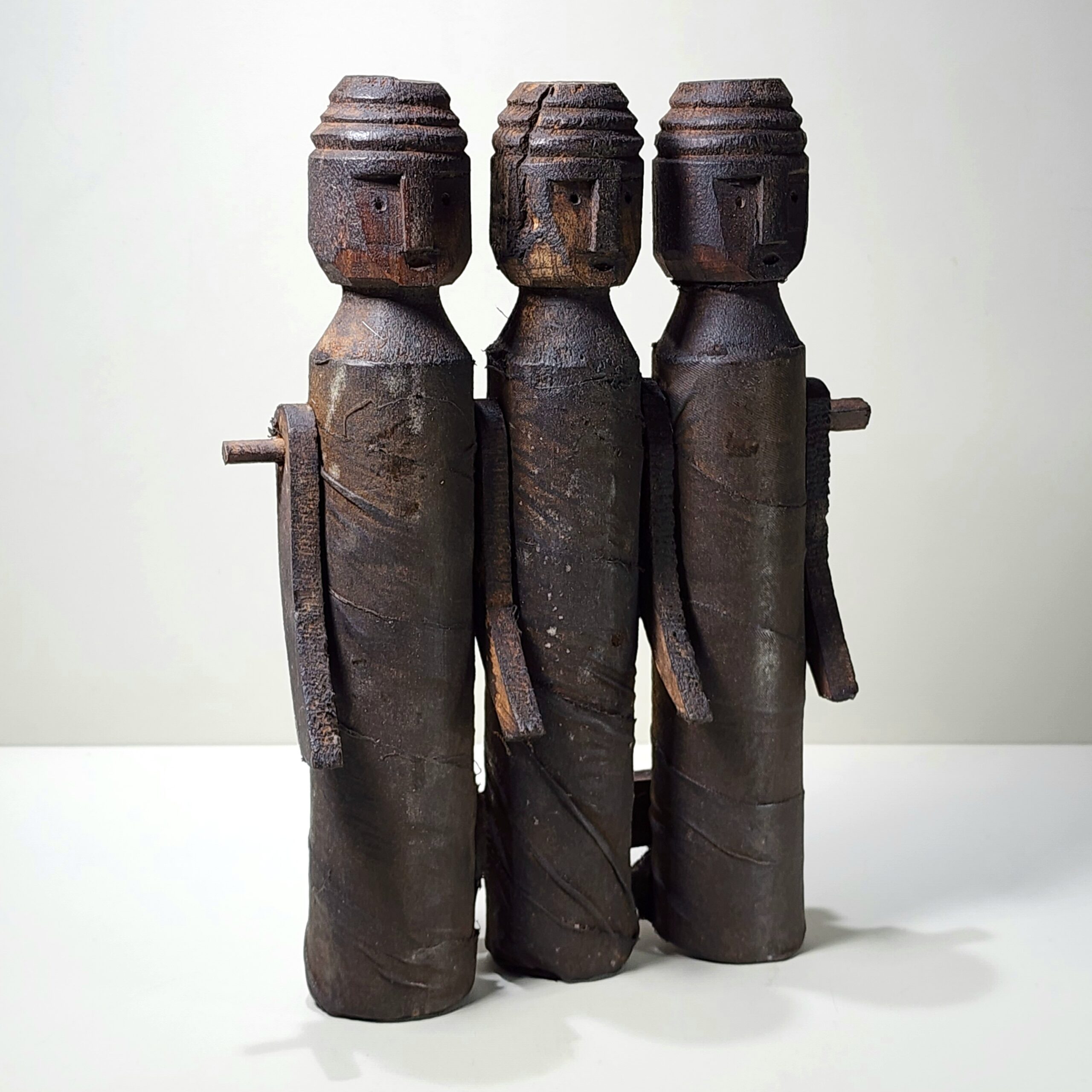 Slide 2 for Santal Style Vintage Wooden Puppet Reproduction